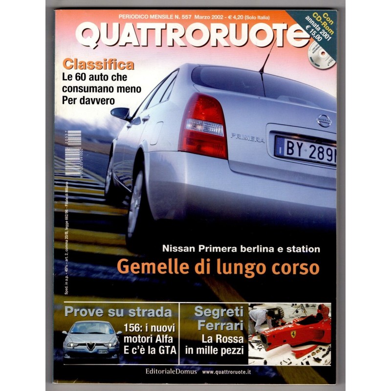 QUATTRORUOTE-n 557, marzo-2002