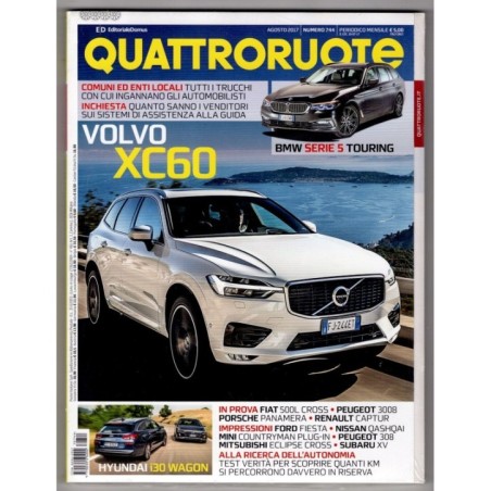 QUATTRORUOTE-n 744, agosto-2017