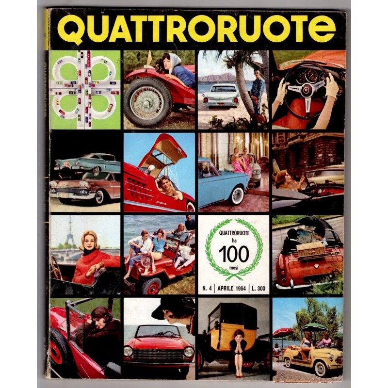 QUATTRORUOTE-n 100, aprile-1964
