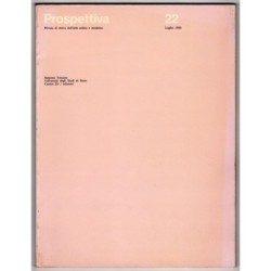 PROSPETTIVA. RIVISTA DI STORIA DELL'ARTE ANTICA E MODERNA-n 22, luglio-1980