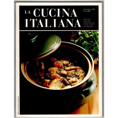 LA CUCINA ITALIANA-n 9, settembre-1992
