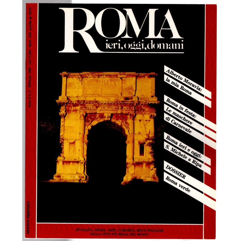 ROMA IERI, OGGI, DOMANI-n 9, febbraio-1989
