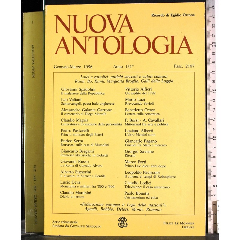 NUOVA ANTOLOGIA-fasc 2197, gennaio/marzo-1996