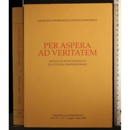 PER ASPERA AD VERITATEM-n 17, maggio/agosto-2000