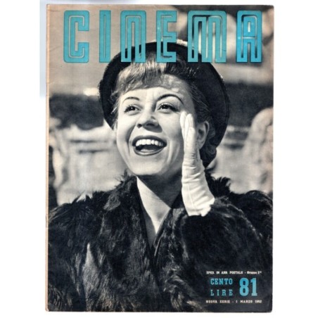 CINEMA-n 81, 1 marzo-1952