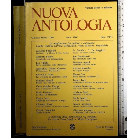 NUOVA ANTOLOGIA-fasc 2193, gennaio/marzo-1995