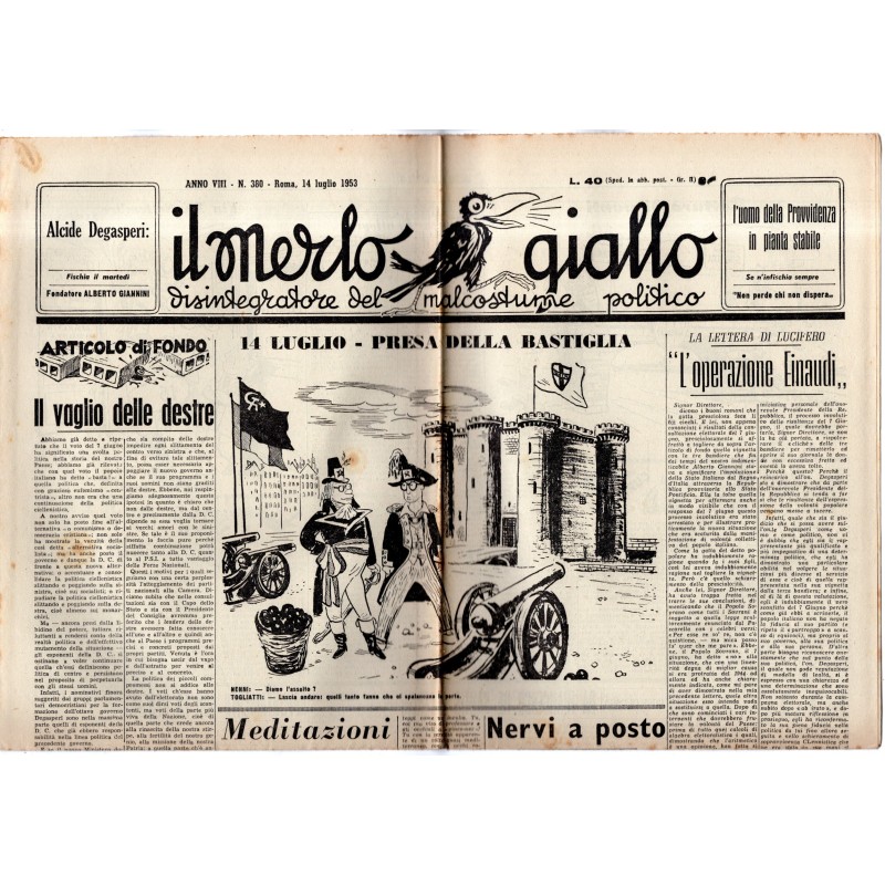 IL MERLO GIALLO-n 380, 14 luglio-1953