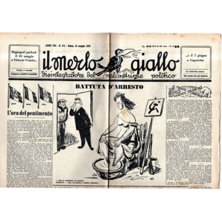 IL MERLO GIALLO-n 371, 12 maggio-1953