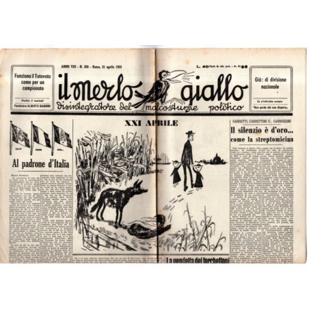 IL MERLO GIALLO-n 368, 21 aprile-1953