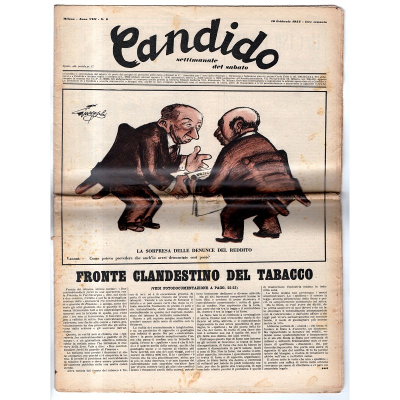 CANDIDO-n 6, 10 febbraio-1952