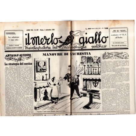 IL MERLO GIALLO-n 387, 1 settembre-1953