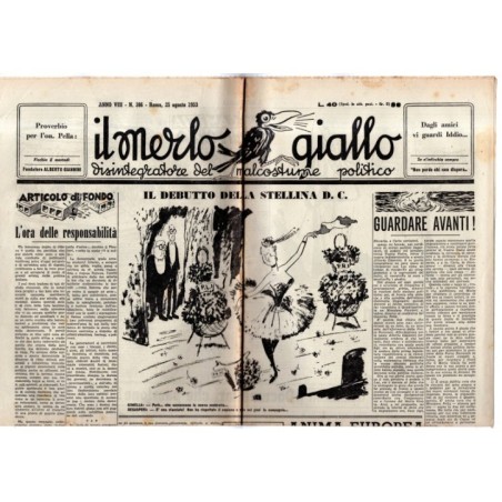 IL MERLO GIALLO-n 386, 25 agosto-1953