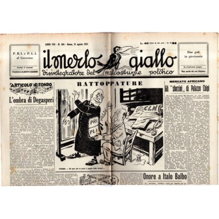 IL MERLO GIALLO-n 384, 11 agosto-1953