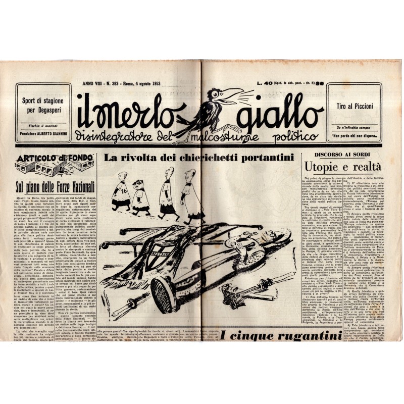 IL MERLO GIALLO-n 383, 4 agosto-1953