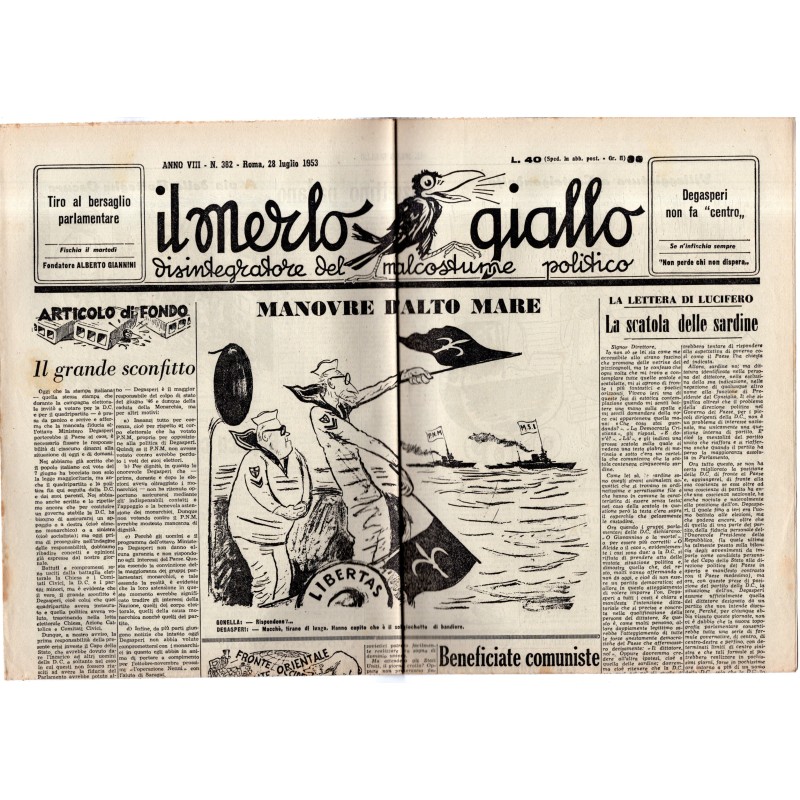 IL MERLO GIALLO-n 382, 28 luglio-1953