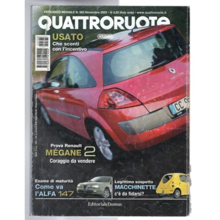 QUATTRORUOTE-n 565, novembre-2002