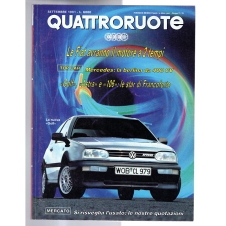 QUATTRORUOTE-n 431, settembre-1991