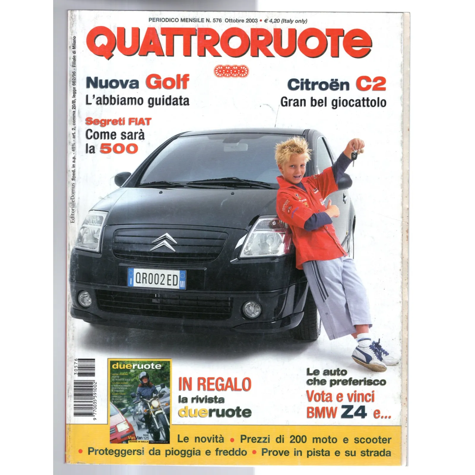 QUATTRORUOTE-n 576, ottobre-2003