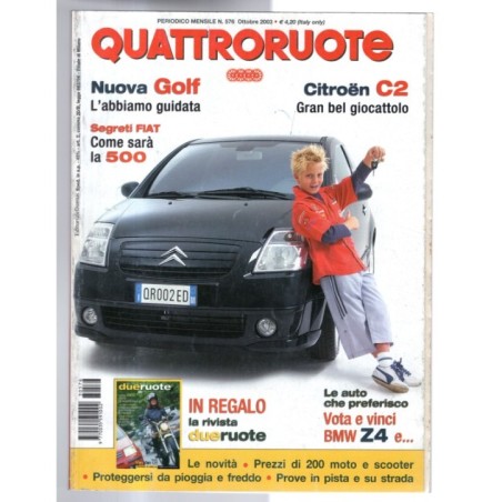 QUATTRORUOTE-n 576, ottobre-2003