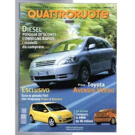 QUATTRORUOTE-n 550, agosto-2001