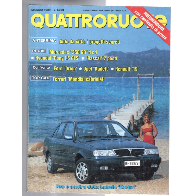 QUATTRORUOTE-n 403, maggio-1989
