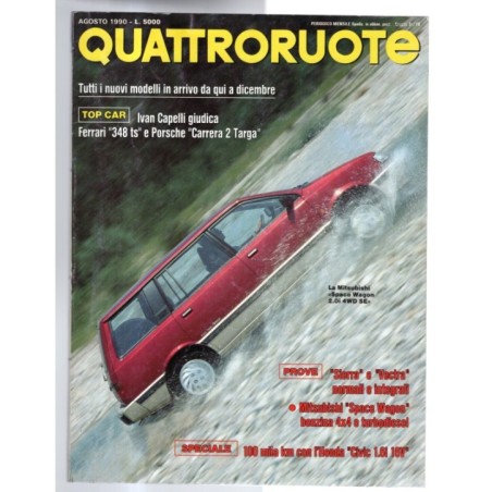 QUATTRORUOTE-n 418, agosto-1990