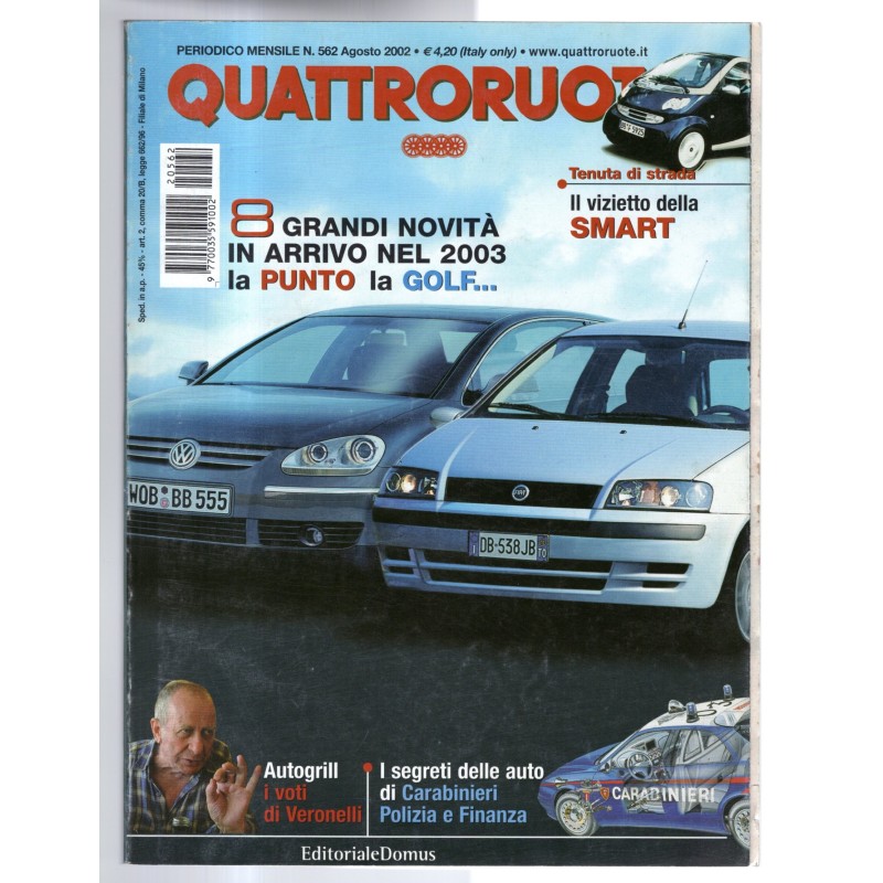 QUATTRORUOTE-n 562, agosto-2002