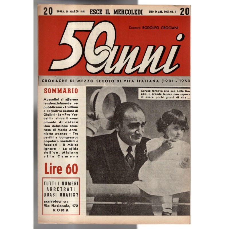 50 ANNI-n 20, 28 marzo-1951
