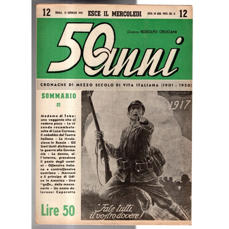 50 ANNI-n 12, 31 gennaio-1951