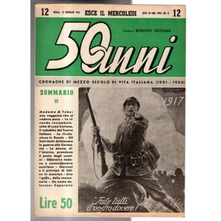 50 ANNI-n 12, 31 gennaio-1951