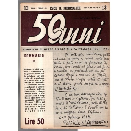 50 ANNI-n 13, 7 febbraio-1951