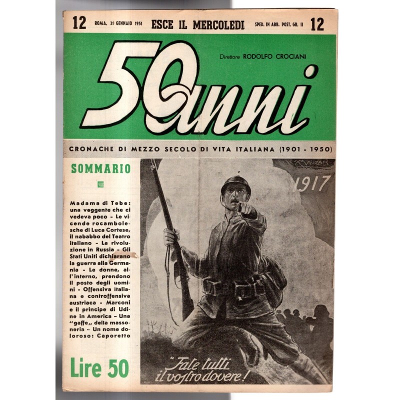 50 ANNI-n 12, 31 gennaio-1951