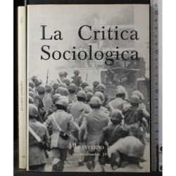 LA CRITICA SOCIOLOGICA-n 44, inverno, ottobre/dicembre-1977