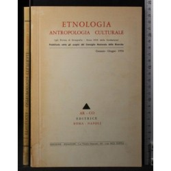 ETNOLOGIA. ANTROPOLOGIA CULTURALE-gennaio/giugno-1976