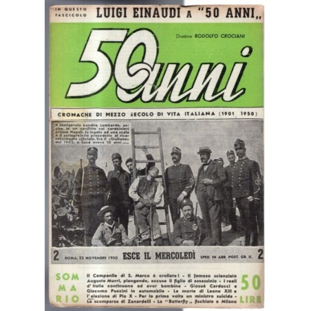 50 ANNI-n 2, 22 novembre-1950