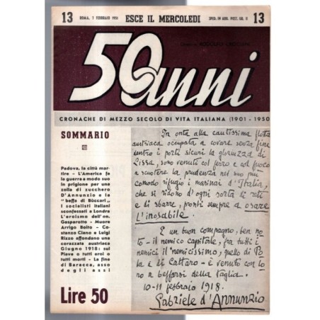 50 ANNI-n 13, 7 febbraio-1951