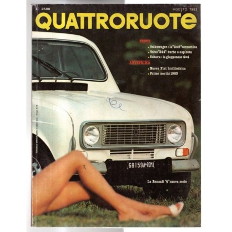QUATTRORUOTE-n 322, agosto-1982