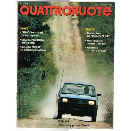 QUATTRORUOTE-n 323, settembre-1982