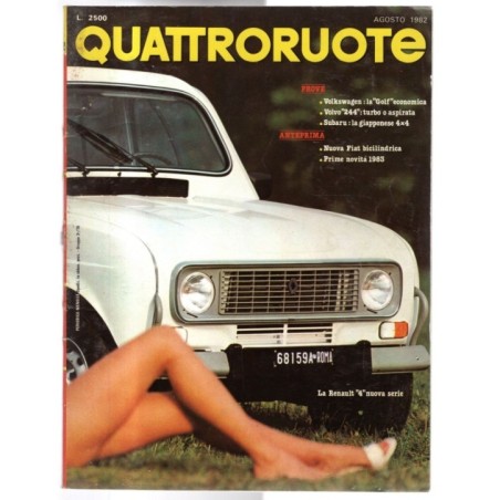 QUATTRORUOTE-n 322, agosto-1982