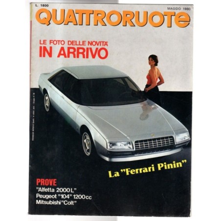 QUATTRORUOTE-n 294, maggio-1980