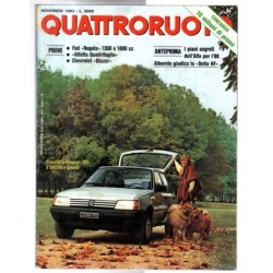 QUATTRORUOTE-n 337, novembre-1983