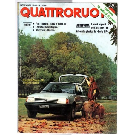QUATTRORUOTE-n 337, novembre-1983
