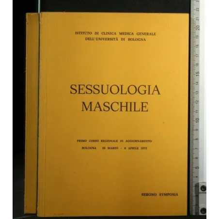 SESSUOLOGIA MASCHILE PRIMO CORSO REGIONALE DI AGGIORNAMENTO