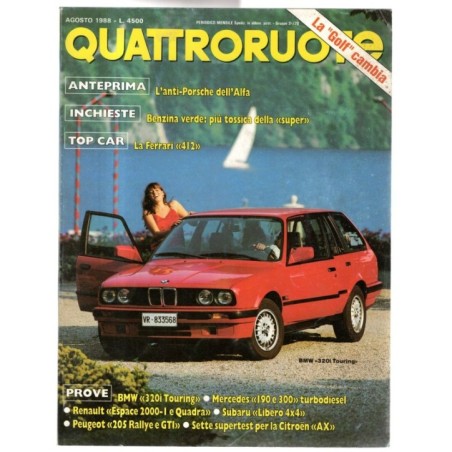 QUATTRORUOTE-n 394, agosto-1988