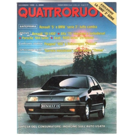 QUATTRORUOTE-n 398, dicembre-1988