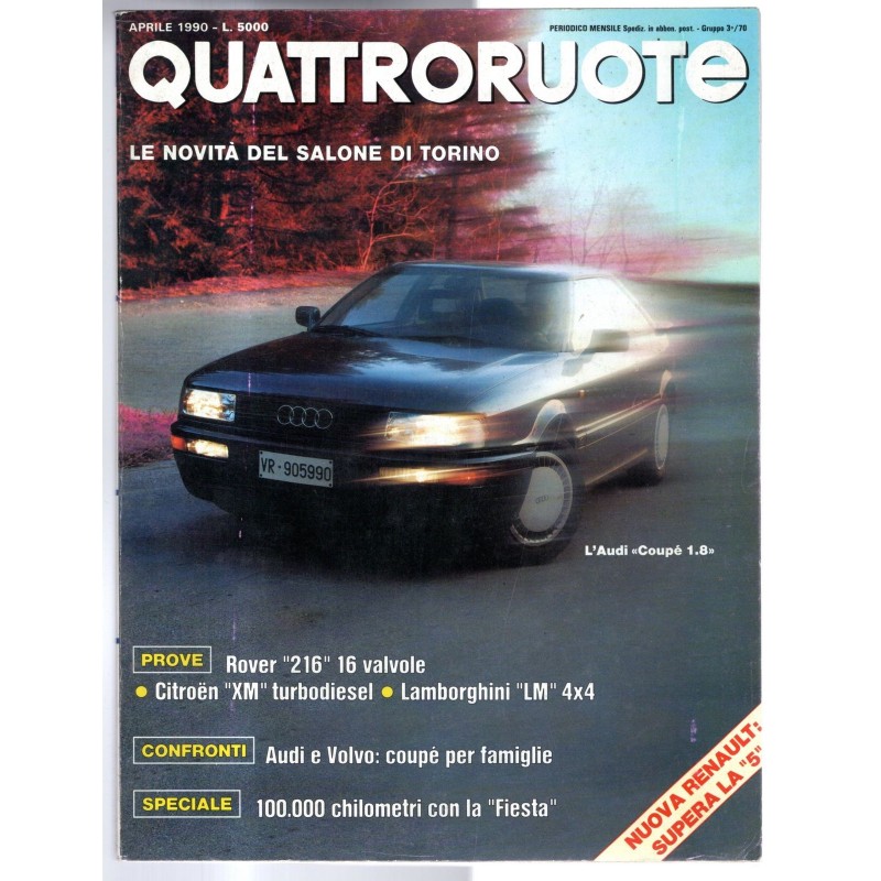 QUATTRORUOTE-n 414, aprile-1990
