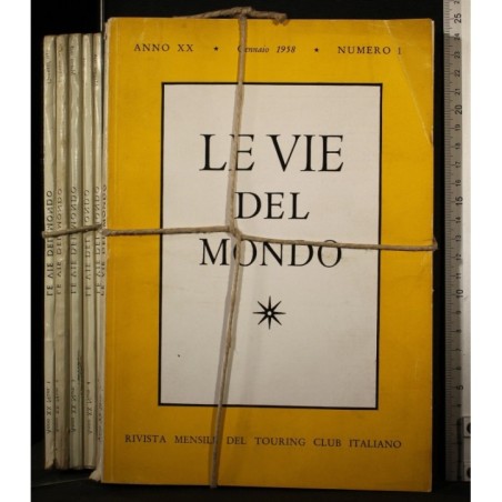 RACCOLTA RIVISTE LE VIE DEL MONDO-gennaio/maggio-1958