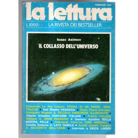 LA LETTURA-n 2, febbraio-1978
