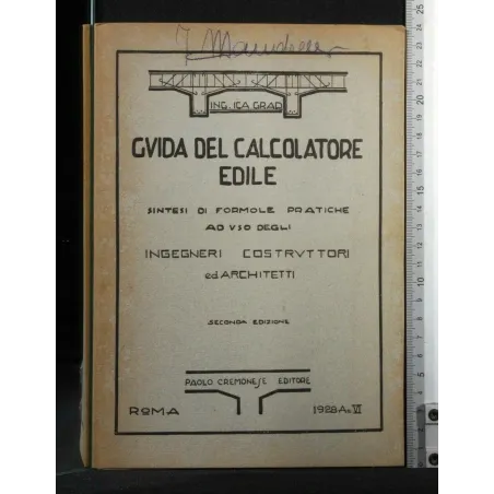 GUIDA DEL CALCOLATORE EDILE