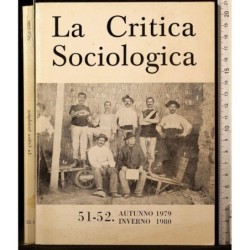LA CRITICA SOCIOLOGICA-n 51-52, autunno 1979/inverno 1980-1980